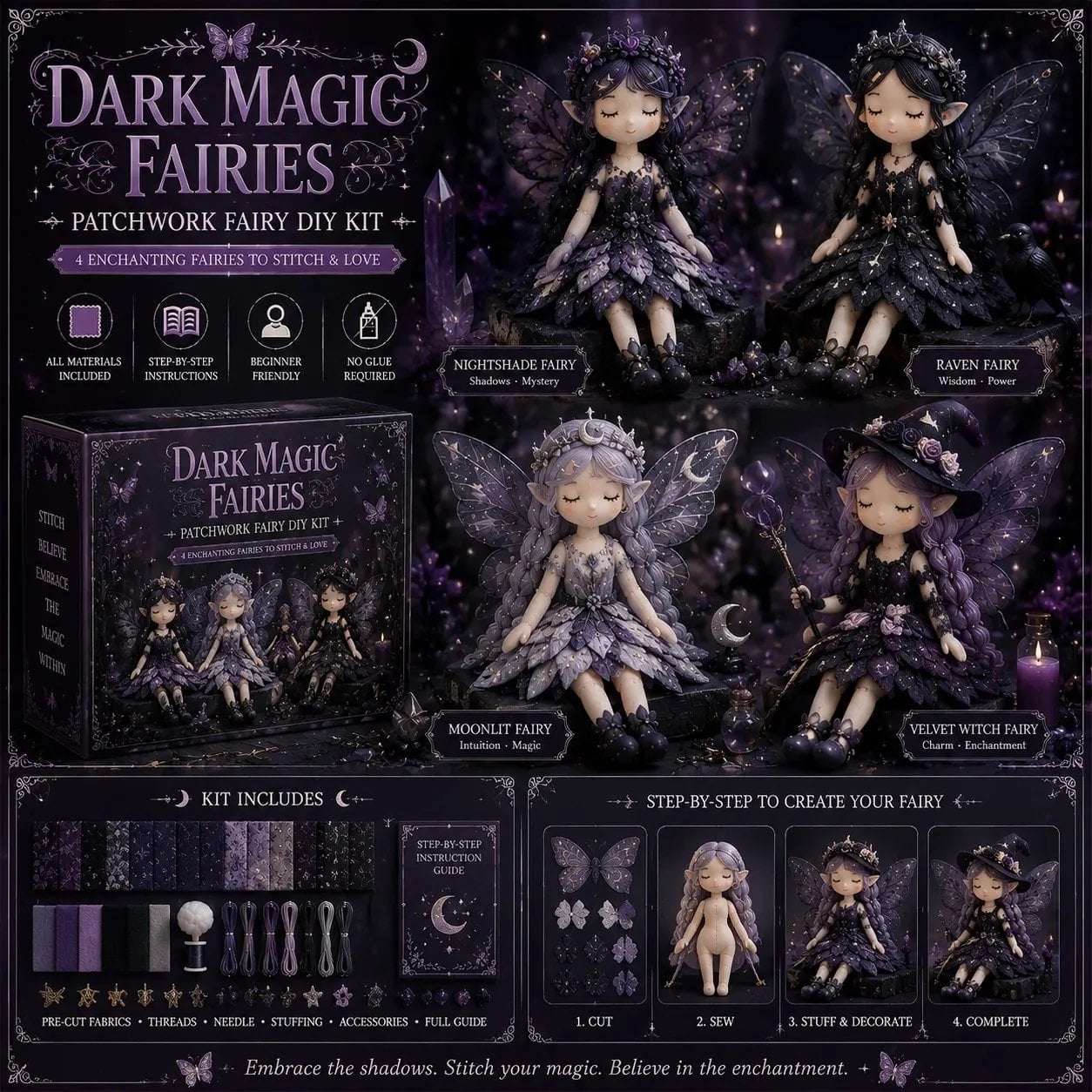 🔥LAST DAY 53% OFF🧵Fairy Patchwork DIY Collection