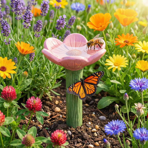 ⏳Limited-time 81% off🐝Flower-Shaped Bee Watering Station💧