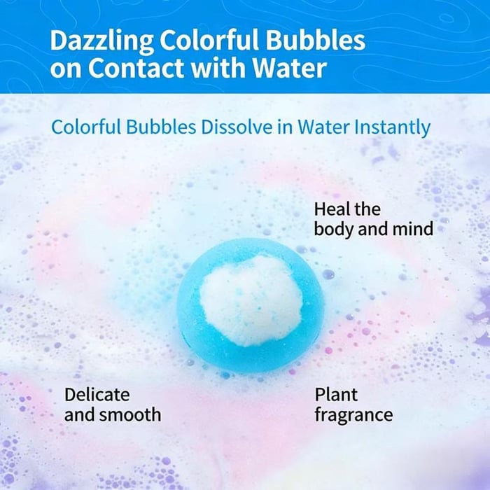 🛁 60% OFF |🌊 Ocean Theme Bath Bombs | Foamy Bath Time & Fun Gift Idea ✨
