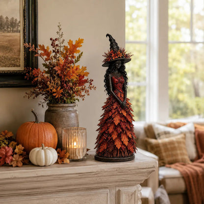 💥LAST DAY 56% OFF - 🧙 Enchanted Autumn Witch Figurine