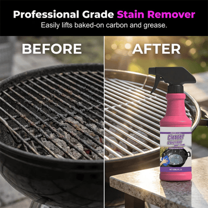 Non-Toxic Grill Cleaner - No Scrubbing, Cuts Grease In Seconds💧