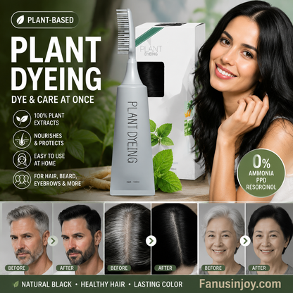 Plant-Based Comb Hair Dye
