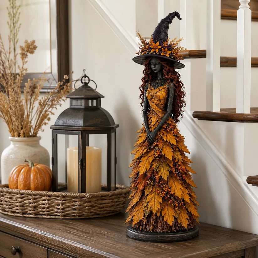💥LAST DAY 56% OFF - 🧙 Enchanted Autumn Witch Figurine
