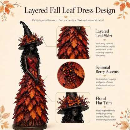 💥LAST DAY 56% OFF - 🧙 Enchanted Autumn Witch Figurine