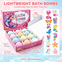 Mermaid Bath Ball Set (12 pieces)