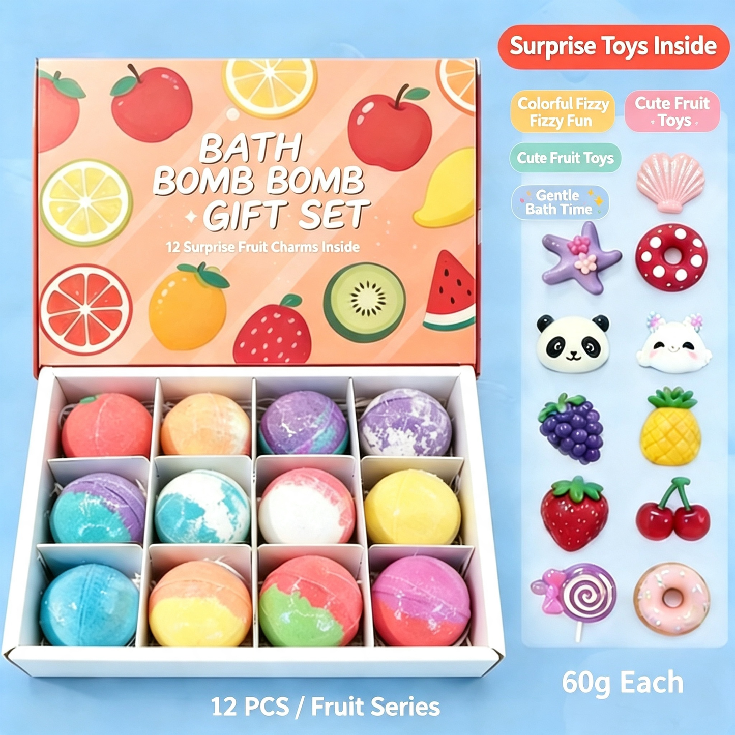 🛁 60% OFF |🌊 Ocean Theme Bath Bombs | Foamy Bath Time & Fun Gift Idea ✨