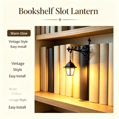 Library Lantern-Decorative Bookshelf Lighting