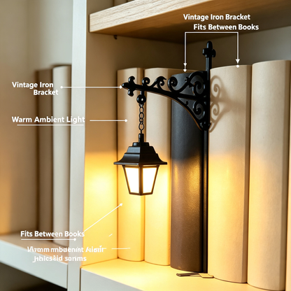 Library Lantern-Decorative Bookshelf Lighting