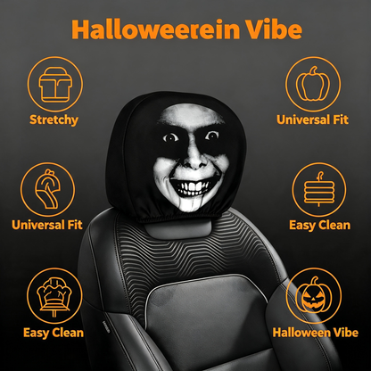 ✨The Grinning Headrest Cover