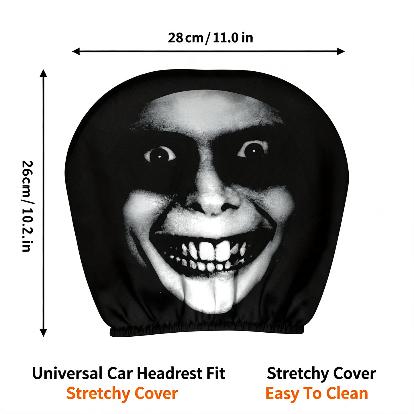 ✨The Grinning Headrest Cover