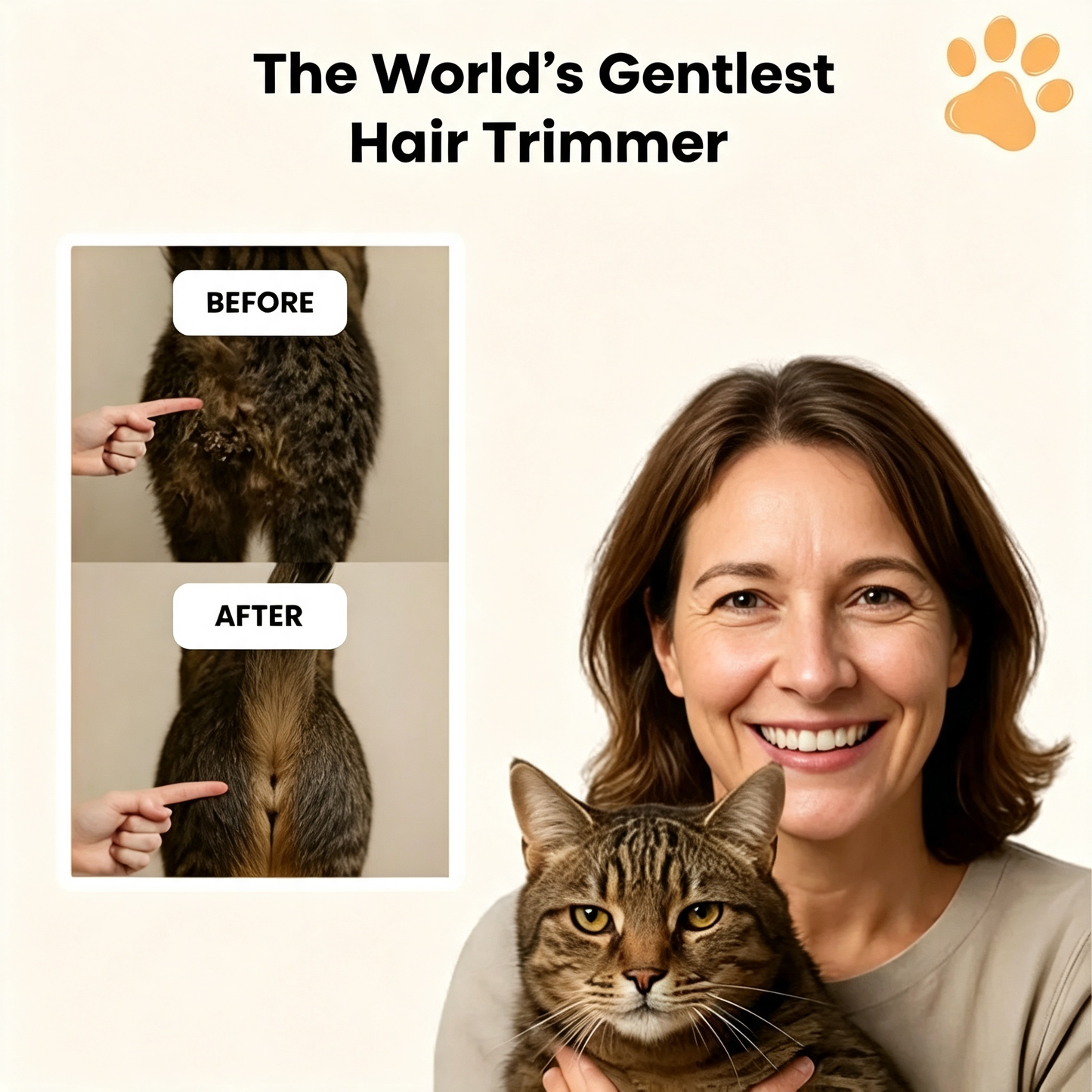 🐾 51% OFF | Pet Hair Trimmer Prevent Matted Fur & Skin Irritation