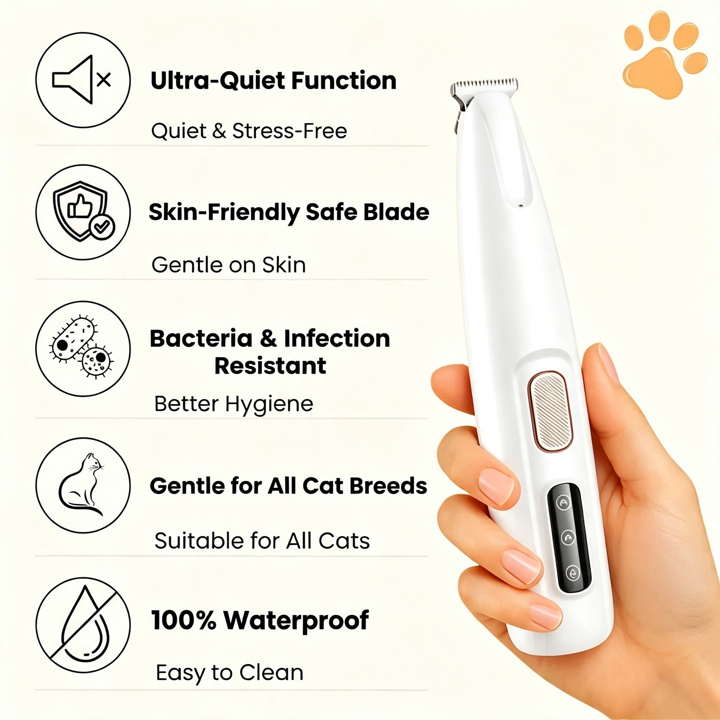 🐾 51% OFF | Pet Hair Trimmer Prevent Matted Fur & Skin Irritation