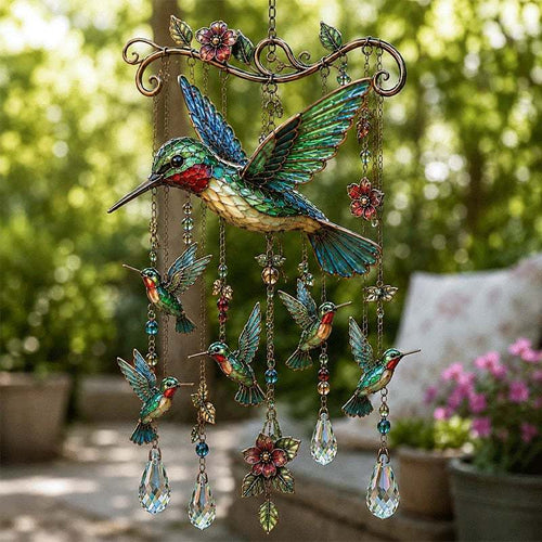 🐦 🎐 Last Day 51% OFF – 🐦 🎐 Graceful Hummingbird Wind Chime