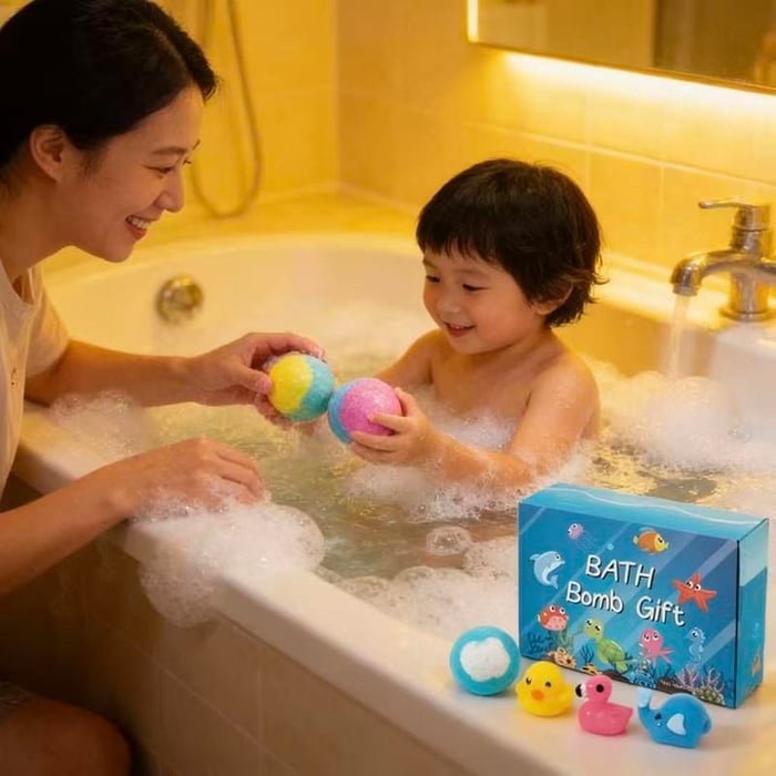 🛁 60% OFF |🌊 Ocean Theme Bath Bombs | Foamy Bath Time & Fun Gift Idea ✨