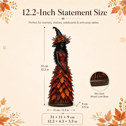 💥LAST DAY 56% OFF - 🧙 Enchanted Autumn Witch Figurine