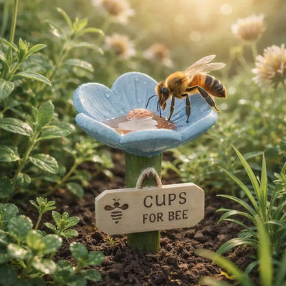 ⏳Limited-time 81% off🐝Flower-Shaped Bee Watering Station💧