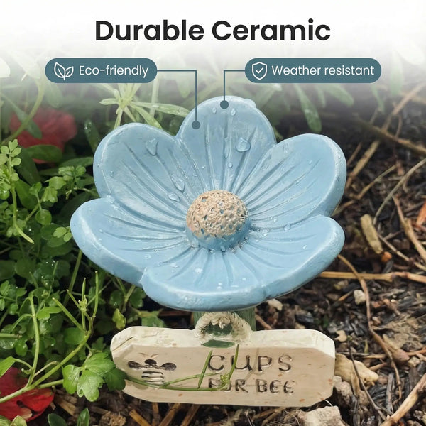 ⏳Limited-time 81% off🐝Flower-Shaped Bee Watering Station💧