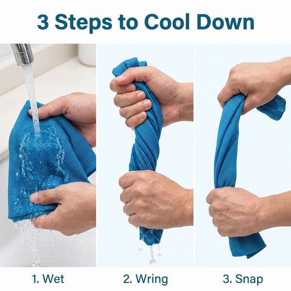 🔥Colding Sweat Towel You Can Use Anywhere, Anytime! Reusable Soft Absorbent Cooling Portable