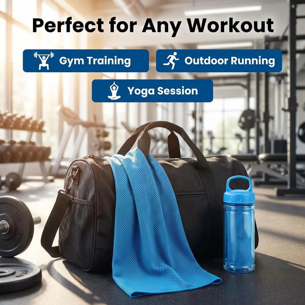 🔥Colding Sweat Towel You Can Use Anywhere, Anytime! Reusable Soft Absorbent Cooling Portable