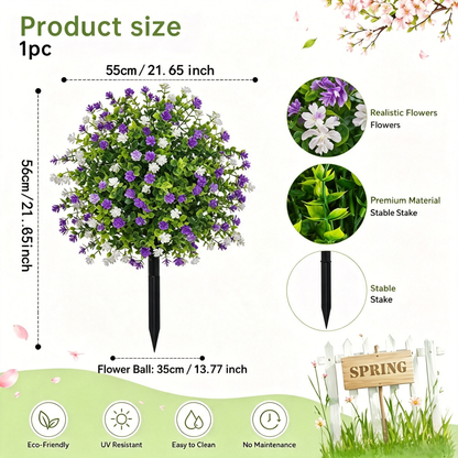 🔥Artificial Potted Trees With Ground Stakes🌼