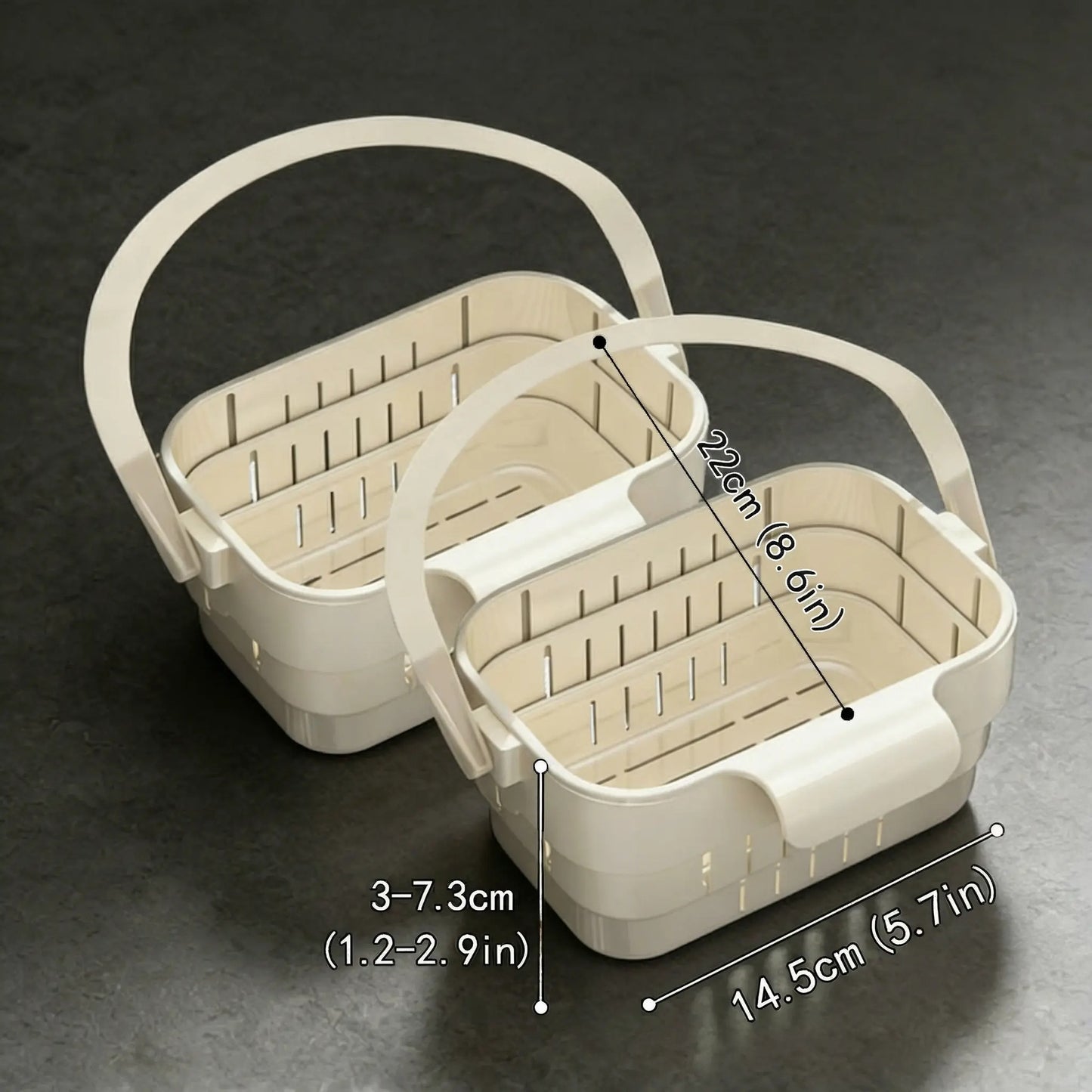 AA Foldable Hanging Kitchen Sink Drain Basket, Stainless Steel Kitchen Accessories - Hands-Free Hygienic Design, High-Efficiency Anti-Clog System, Tool-Free Installation, Slim Space-Saving, Easy-Clean, Low-Maintenance Strainer Kitchenware
