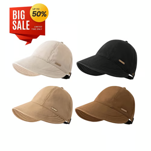 Women's Wide Brim Sun Visor Hat