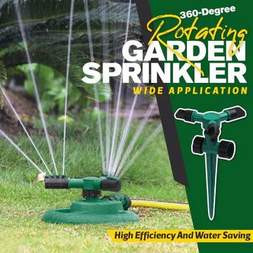 Lawn Sprinkler Roof Cooling Sprinkler 360 Degree Garden Automatic Multi-head Sprinkler