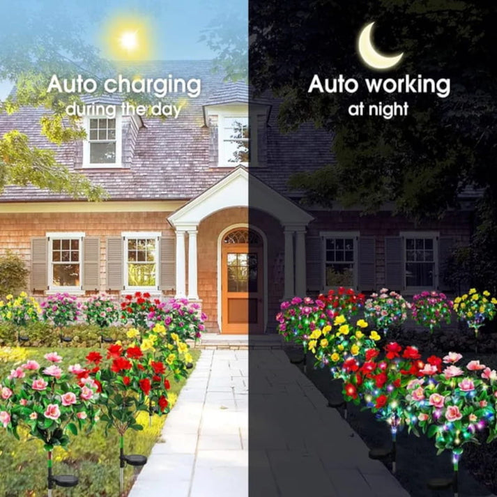 🌸 Elevate Your Garden with Colorful Azalea Lights! 🌸