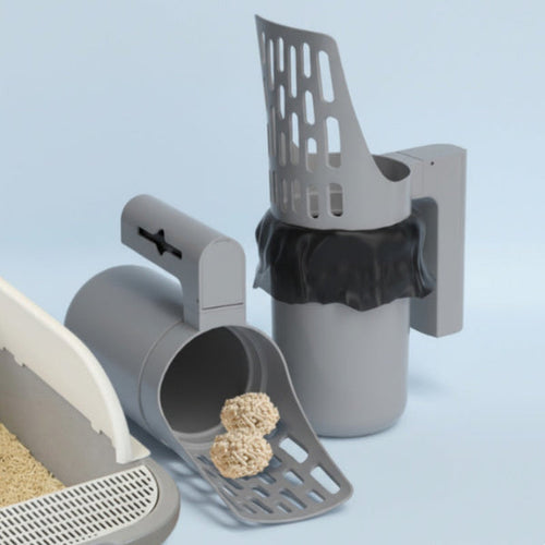 Cat Litter Scoop With Integrated Trash Can – Efficient Sifting & Large Capacity – Hygienic Essential