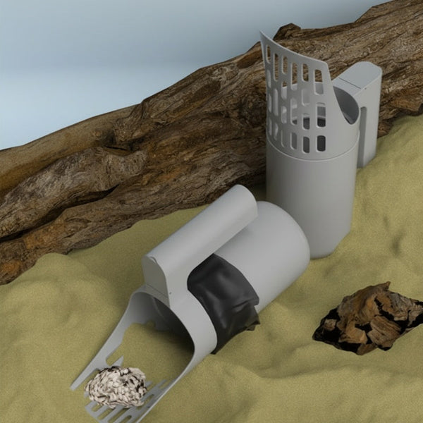 Cat Litter Scoop With Integrated Trash Can – Efficient Sifting & Large Capacity – Hygienic Essential