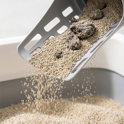 Cat Litter Scoop With Integrated Trash Can – Efficient Sifting & Large Capacity – Hygienic Essential