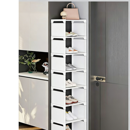 New arrival 50% OFF Vertical Shoe Rack for Entryway – Space-Saving, Sturdy Metal Frame & Easy Assembly