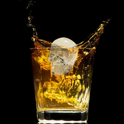 DIY Halloween Silicone Skull Ice Cube Tray