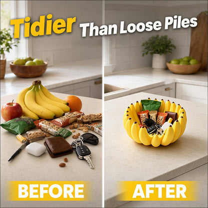 Creative Banana Shape Fruit Bowl