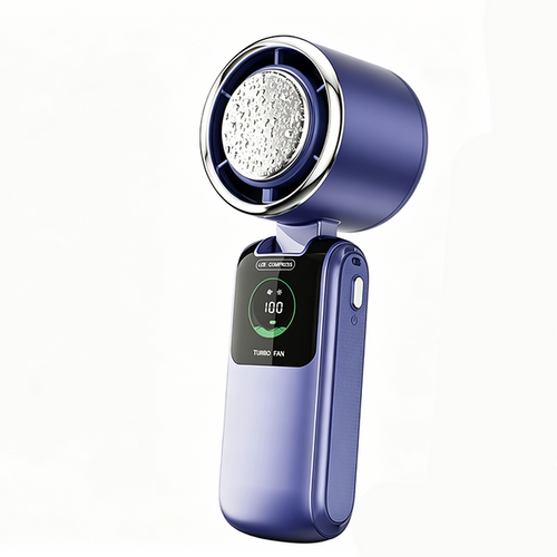 Foldable Handheld Fan With Semiconductor Cooling Plate