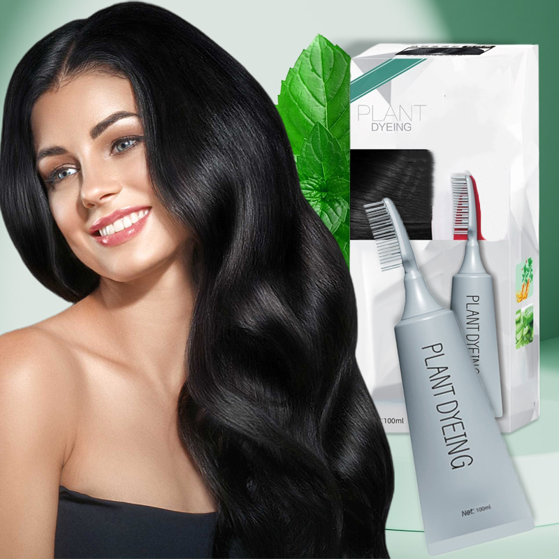Plant-Based Comb Hair Dye